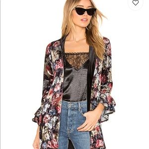 BCBGeneration Ruffle Sleeve Blazer
